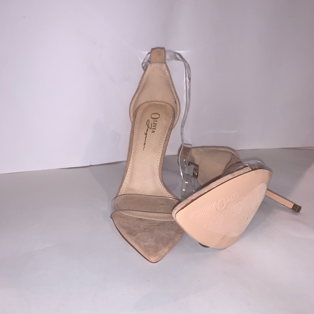 Clear heels